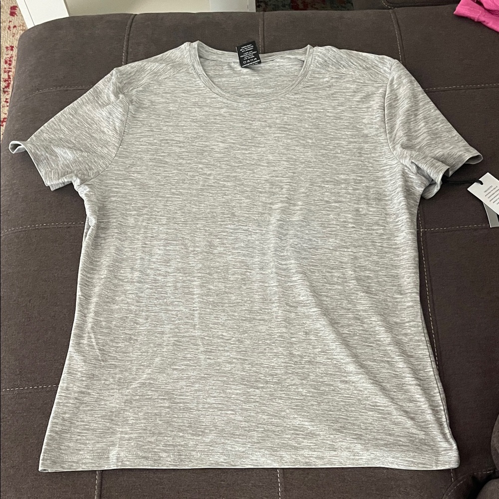 Men's Light Gray Short Sleeve Tee